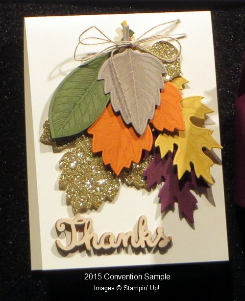 Convention Card - Vintage Leaves