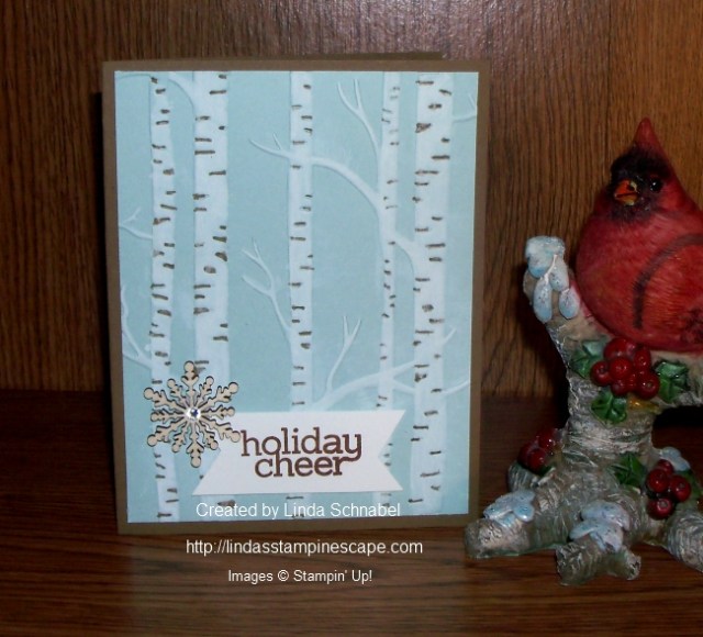 Cool Technique with Embossing Folders!! | Linda's Stampin' Escape