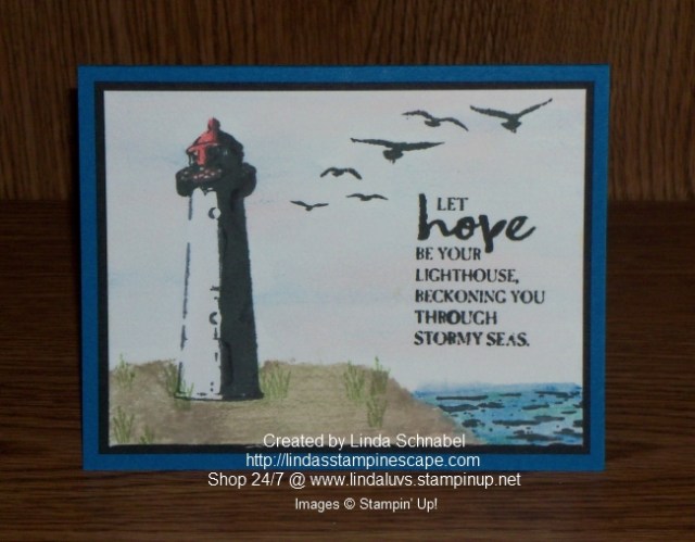 Let Hope be Your Lighthouse … | Linda's Stampin' Escape