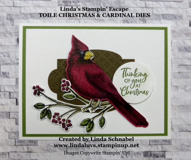 アルバム・スクラップ Sizzix Bigz Die Christmas Cardinal Sizzix